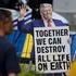 People protest as Brussels hosts U.S. Independence Day event