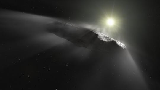 Oumuamua, umjetnička ilustracija