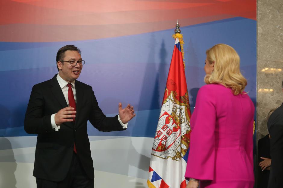 Aleksandar Vučić i Kolinda Grabar Kitarović | Author: DJORDJE KOJADINOVIC/REUTERS/PIXSELL