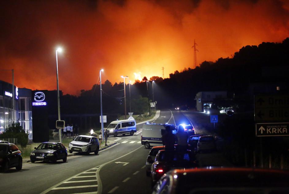 Požar kod Šibenika, srpanj 2019.