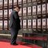 North Korean leader Kim Jong attends a national commendation ceremony at the headquarters of the Central Committee of the Korean Workers' Party,  in Pyongyang