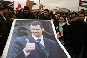 Prosvjedi sa slikama Bašara al-Asada