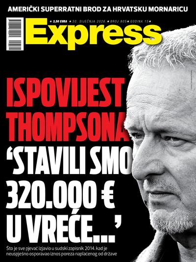 Ispovijest Thmpsona: 'Stavili smo 320.000 € u vreće...'