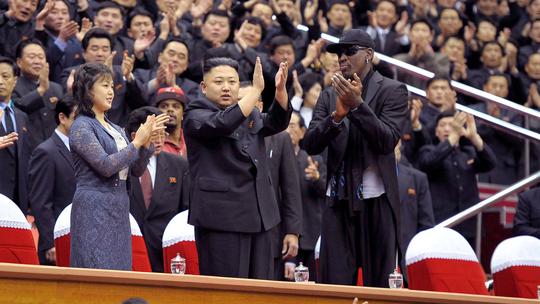 Kim Jong-un i Dennis Rodman