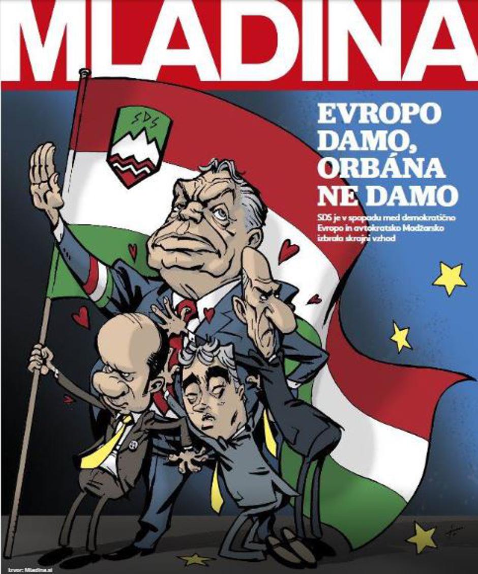 Naslovnica tjednika Mladina | Author: Screenshot