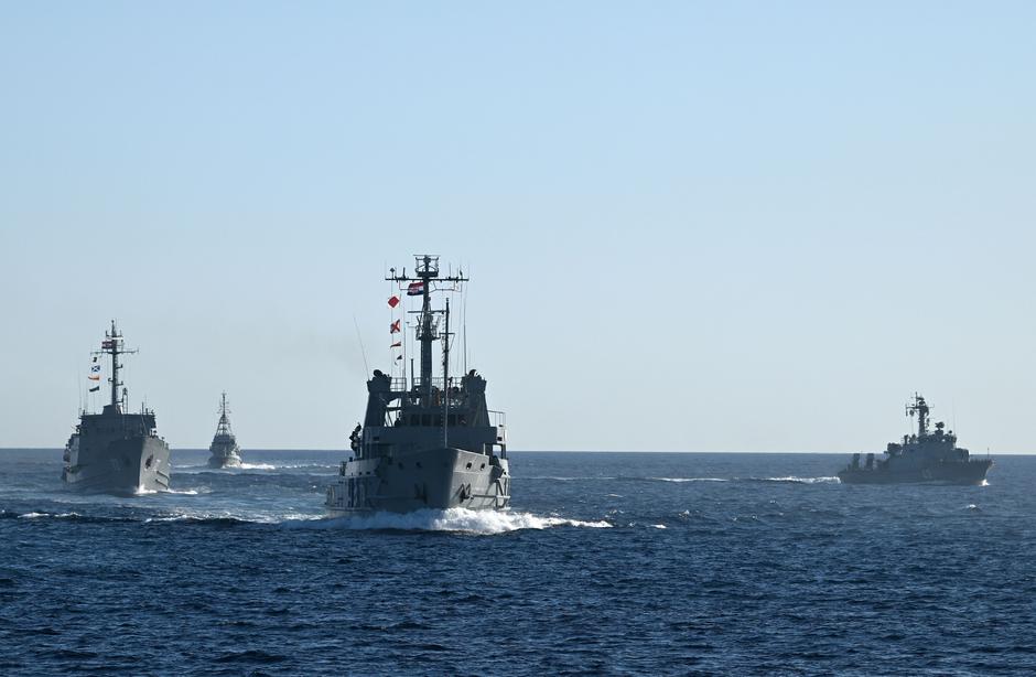 Split: Hrvatska ratna mornarica izvodi vježbu za vojni mimohod | Author: Marko Lukunic/PIXSELL