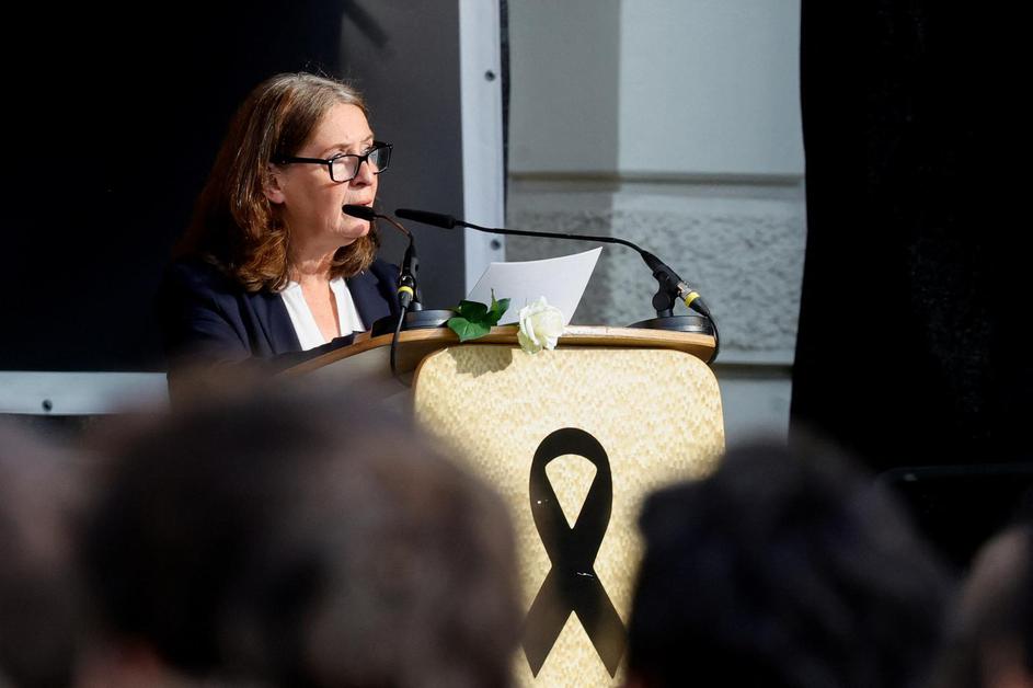 Graz community members attend a coming together after state mourning following school shooting