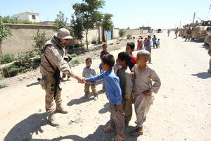 Hrvatski vojnici tijekom dnevne rutinske patrole u Afganistanu