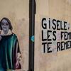 A feminist collage representing Gisele Pelicot in the streets near the courthouse where the Mazan rape trial is taking place in Avignon, France on December, 03, 2024. French prosecutors have demanded that Dominique Pelicot be jailed for 20 years, the maxi