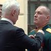 Russian Defence Minister Belousov awards General Grunis the Gold Star medal in Moscow