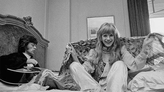 Mick Jagger i Marianne Faithfull