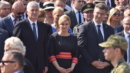 Dragan Čović, Kolinda Grabar Kitarović, Andrej Plenković