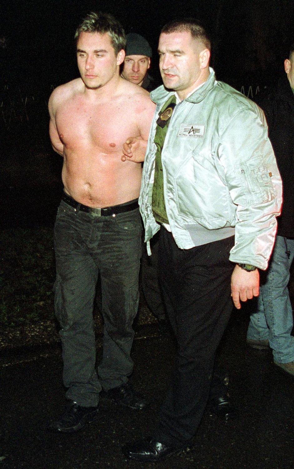 Zagreb: Osu?eni ubojica Sr?an Mla?an ubio policajca i oteo obitelj, arhiva 2002.  | Author: Igor Kralj/HISTORY I/C