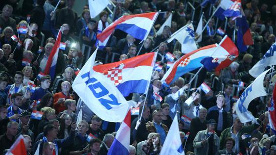 Završni predizborni skup Domoljubne koalicije u Areni Zagreb