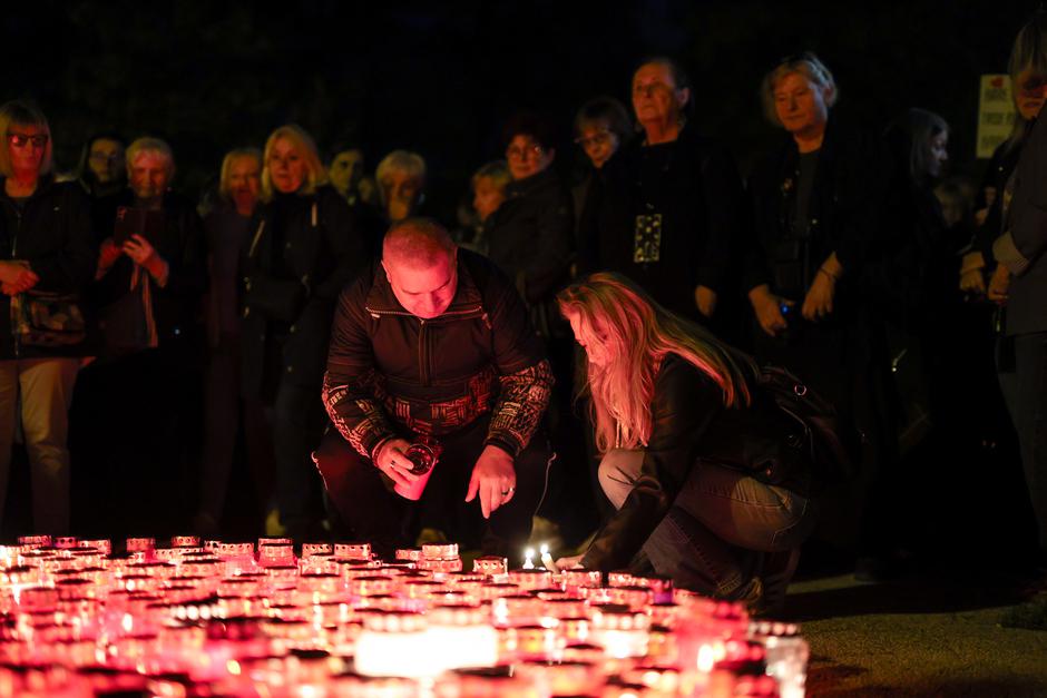 Zagreb: Građani odali počast Goranu Baretu | Author: Igor Kralj/PIXSELL