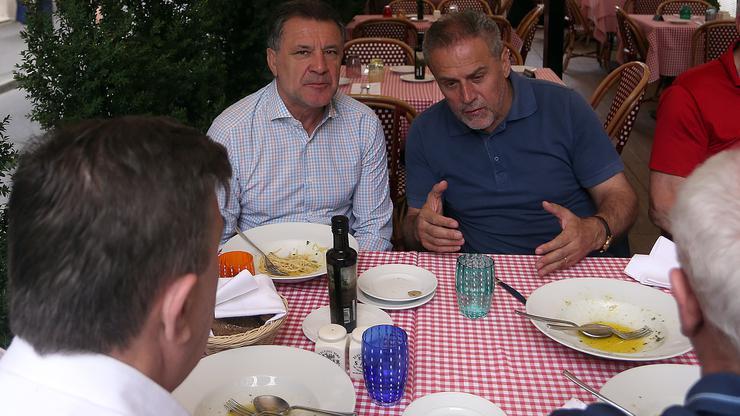 Zdravko Mamić i Milan Bandić na ručku u restoranu Carpaccio