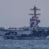 Odlazak nosača zrakoplova USS Gerald Ford iz akvatorija Splita