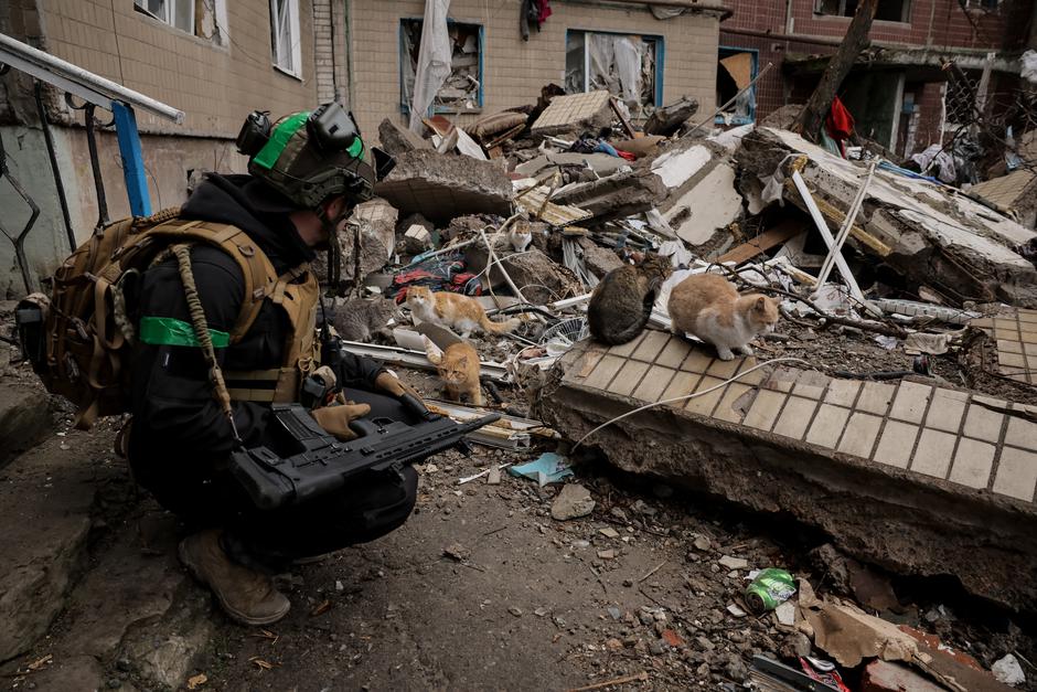Frontline town of Kostiantynivka | Author: UKRAINIAN ARMED FORCES