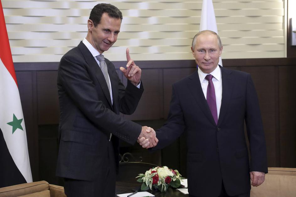 Bašar Assad i Vladimir Putin