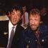 **FILE PHOTO** Chuck Norris Has Passed Away. Sylvester Stallone and Chuck Norris Circa 1980's Credit: Ralph Dominguez/MediaPunch