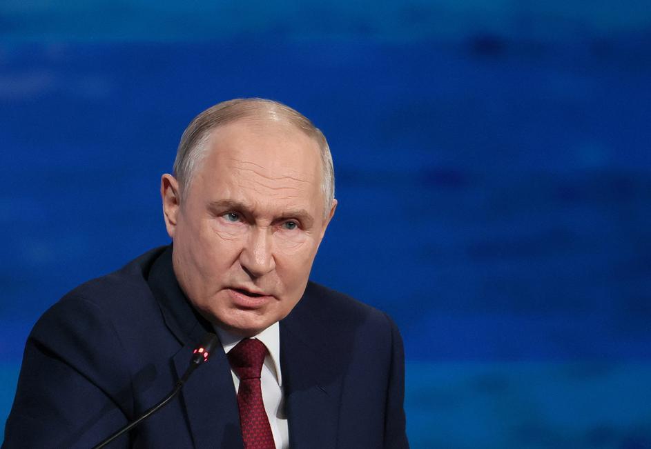 Russia's President Putin attends the St. Petersburg International Economic Forum