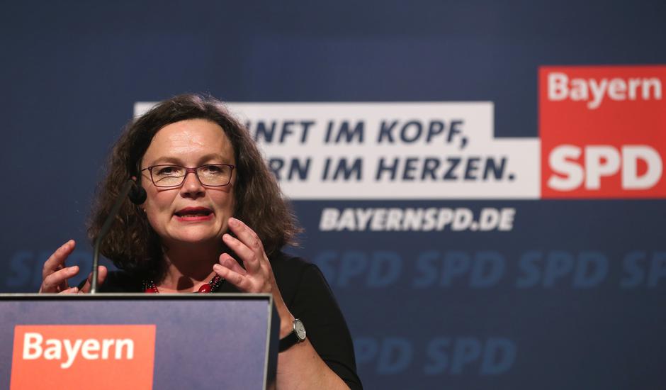 Andrea Nahles, predsjednica njemačkog SPD-a | Author: Karl-Josef Hildenbrand/DPA/PIXSELL