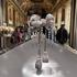 PARIS, FRANCE - OCTOBER 21: Sets of sumptuous jewelry, including crown, and large bodice bow of Empress EugĂ� nie, are on