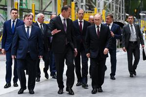 Russian President Putin On Working Trip To Samara