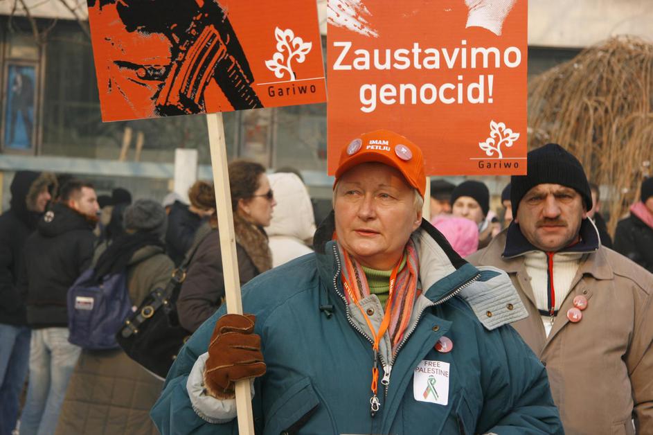 Sarajevo: Na Trgu Oslobo?enja održan masovni prosvjed protiv rata u Palestini