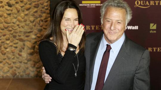 Dustin Hoffman sa suprugom na premijeri "Quartett"