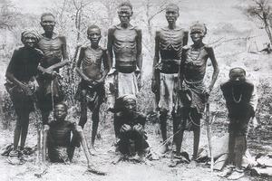 Preživjeli Hereri tijekom genocida u Namibiji