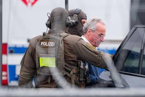 Frankfurt GER, Prozess gegen mutmaßliche Reichsbuerger Gruppe um Heinrich XIII. Prinz Reuß, Frankfurt am Main, 21.05.202