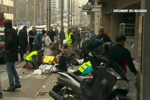 Policija na ulicama Bruxellesa nakon bombaških napada