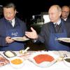Presidents of Russia and China visit Far East Street exhibition
