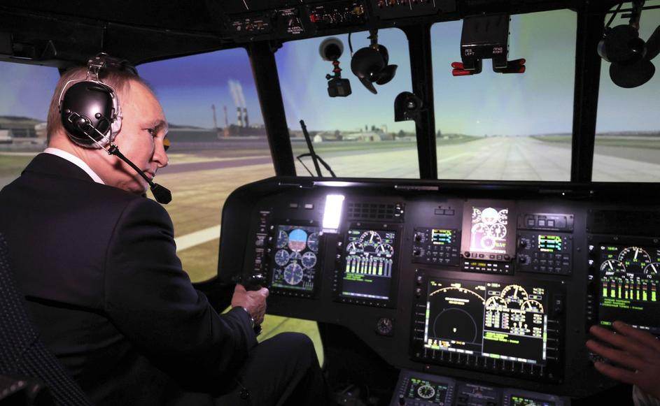 Russian President Putin Visits the Ulan-Ude Aviation Plant