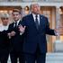 Dinner commemorating the 250th anniversary of the United States’ independence at the Palace of Versailles, near Paris