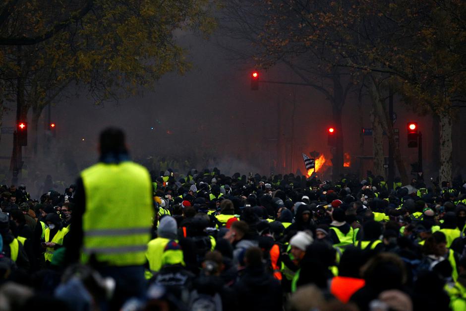 Sukob "Žutih prsluka" i policije tijekom demonstracija u Parizu | Author: STEPHANE MAHE/REUTERS/PIXSELL