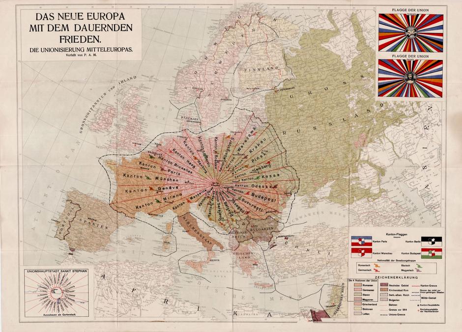 Karta utopističke Europske unije | Author: screenshot/youtube