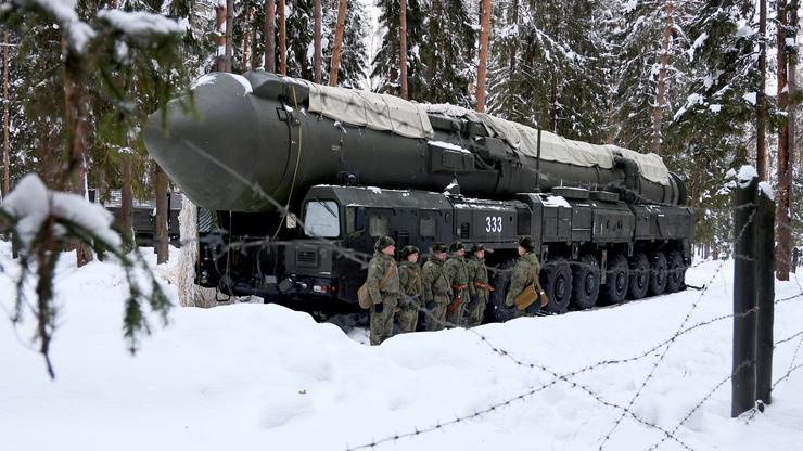 ICBM systems RS-24 Yars involved in combat patrol and anti-sabotage drills in Ivanovo Region, Russia
