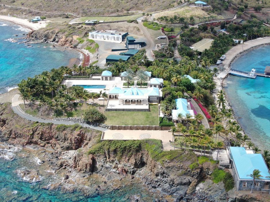 Jeffrey Epstein’s initials and artwork ‘erased’ from his Caribbean island | Author: Profimedia