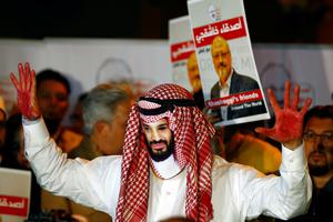 Protest protiv Mohammeda bin Salmana zbog ubojstva Jamala Khashoggija
