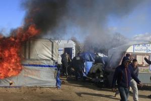 Izbjeglički slum "Džungla" kod Calaisa