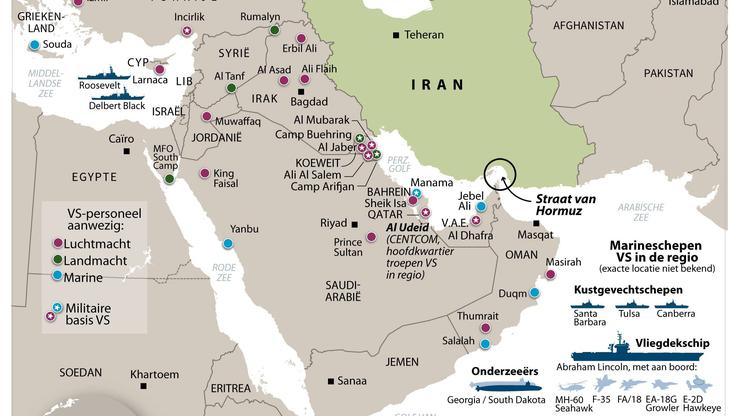 Infographic: Us Builds up Troops in Middle East - 29 Jan 2026