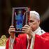 FILE PHOTO: Pope Leo celebrates Mass marking the start of the academic year at the Pontifical Universities, at the Vatican