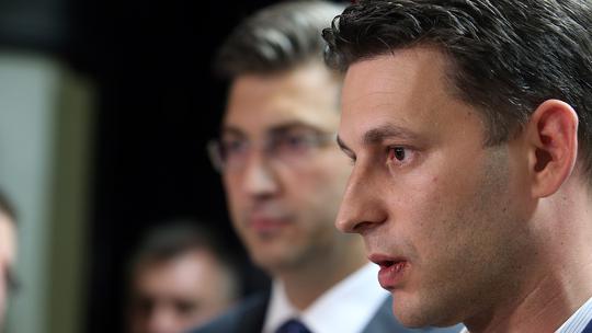 Božo Petrov i Andrej Plenković
