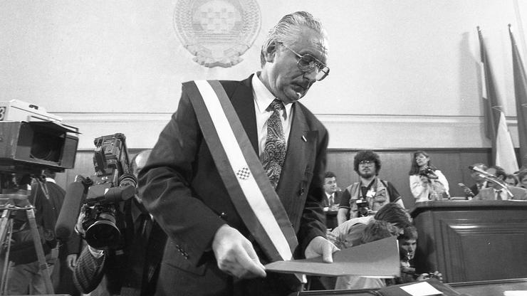 Zagreb: Govor Franje Tuđmana u Saboru 1990. godine