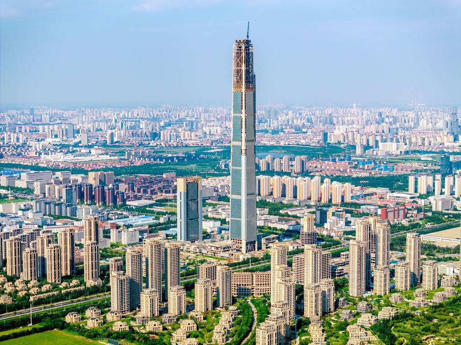 China Tianjin Skyscraper Failure