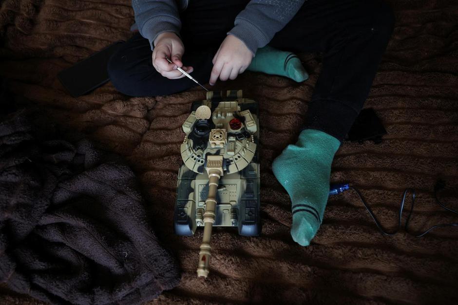 The Wider Image: Childhood shaped by war for two Ukrainian brothers | Author: VIOLETA SANTOS MOURA/REUTERS