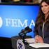 Press conference at the FEMA National Response Coordination Center in Washington