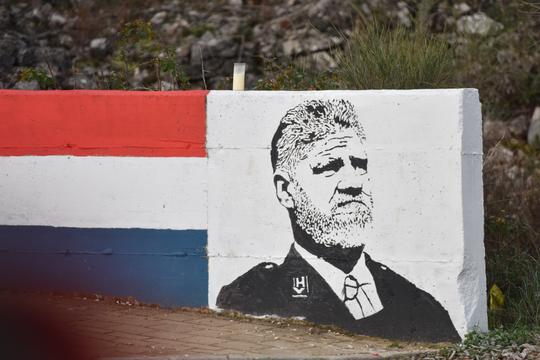 Mural sa Slobodanom Praljkom, Bilice kod Šibenika